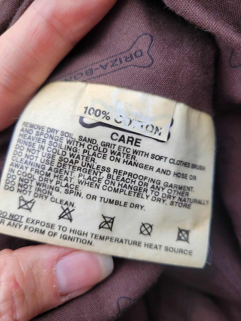 Unisex Driza-Bone Brown Waxed Canvas Field Jacket - Picture 8 of 9